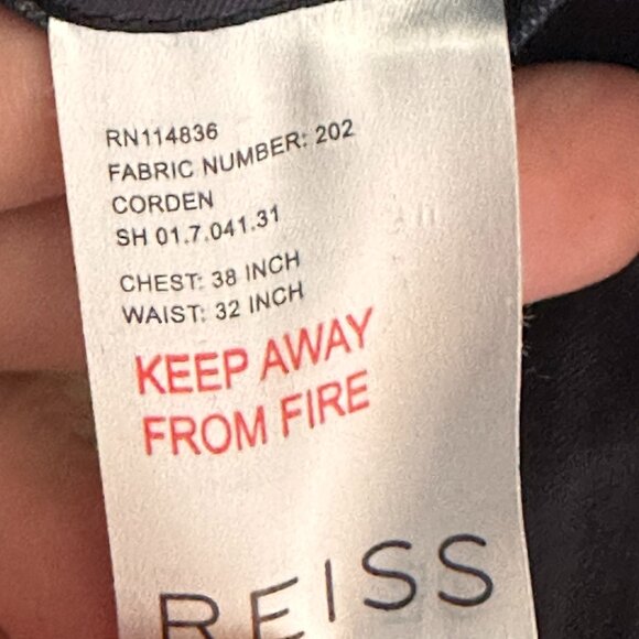 REISS LONDON NAVY SUIT - Picture 4 of 5